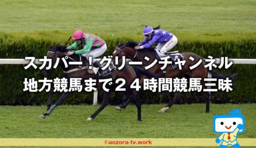 スカパー！グリーンチャンネル料金の詳細！視聴方法とテレビ録画する方法と全レースの放送内容と無料放送について