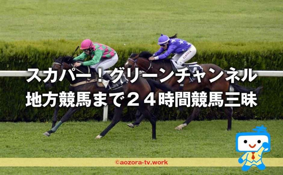 土日の全レース生中継と地方競馬も見れるグリーンチャンネル
