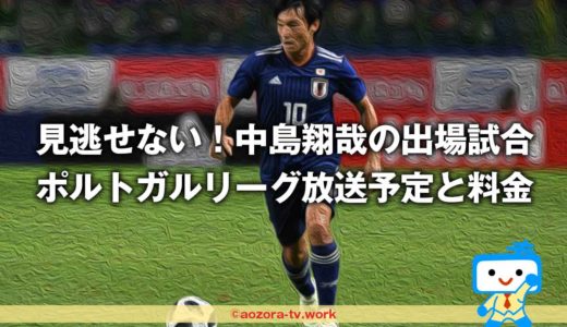 中島選手のポルトガルリーグ見るならスカパー！日程や見る方法を解説。視聴料金やFCポルト何試合放送するかも徹底調査！