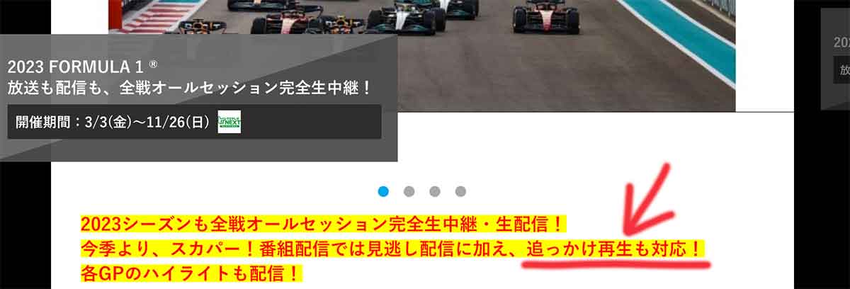 スカパーF1追っかけ再生