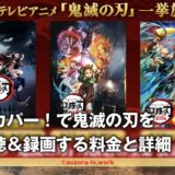 スカパー！鬼滅の刃を全話見る料金と詳細！竈門炭治郎 立志編・無限列車編・遊郭編・刀鍛冶の里編の放送日・録画方法！アニマックスとAT-Xの違い