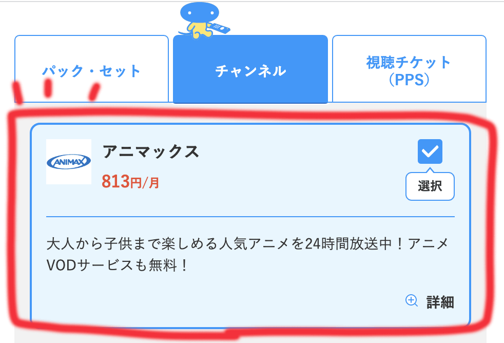 スカパー！アニマックス