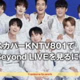スカパーKNTV801で Beyond LIVEを見るには？