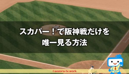 スカパー！阪神戦だけを唯一見る方法！チャンネル組み合わせで全試合を最安値で視聴