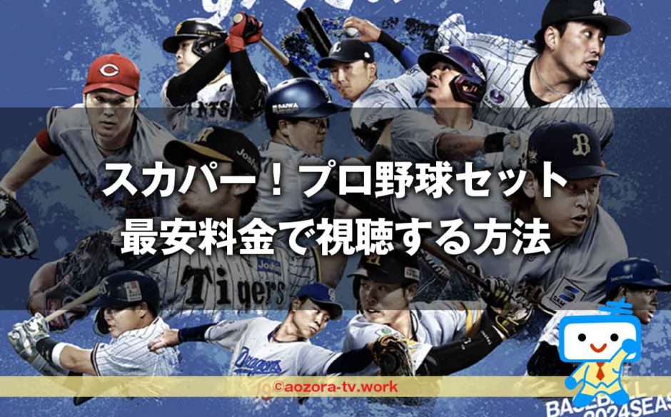 スカパー！プロ野球セット割引の詳細！最安料金で視聴する方法！加入のメリットと高いのかコスパを調査