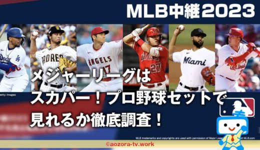 メジャーリーグはプロ野球セットでも見れる！MLB視聴の料金と放送内容！J SPORTSに入るべきか調査