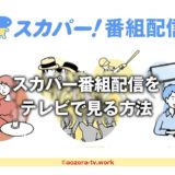 スカパー番組配信をテレビで見る方法！スマホやタブレット・パソコン以外でスカパー！番組アプリを見る手順