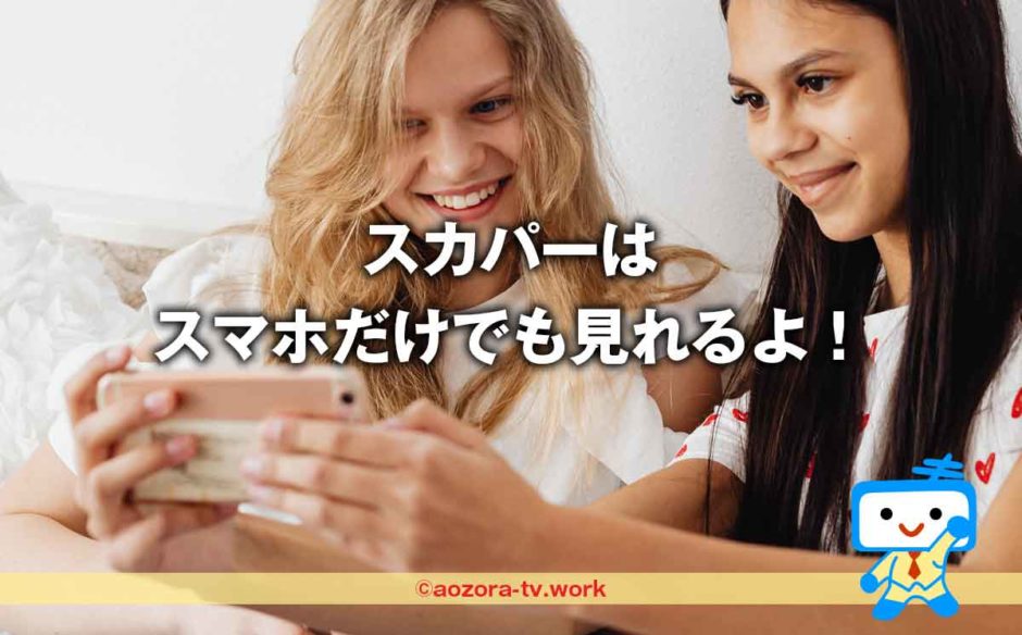 スカパー！スマホだけで見るには？契約方法と料金を確認