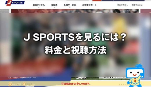 J SPORTSの料金と視聴方法！単チャンネル契約できない理由は？スカパー加入から見るまでの流れとテレビ・録画・スマホ視聴の値段も解説！
