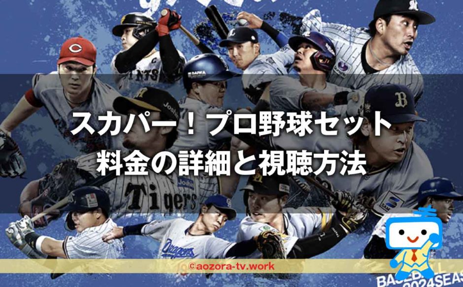 スカパー！プロ野球セット料金の詳細と視聴方法