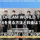 2024 NCT DREAM WORLD TOURはKNTVで見れる！料金と視聴方法を解説