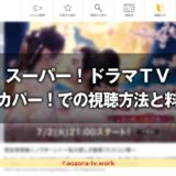 スーパードラマTV視聴方法